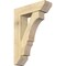 Ekena Millwork Balboa Slat Rough Sawn Bracket w/ Offset Brace, Douglas Fir, 8"W x 28"D x 40"H BKT0806X28X40BOA06RDF - alternate 1